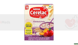 Carelac Baby Cereal With Milk (5 Grains & Fruits ) 18 to 24 moths , 300g